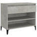 Shoe Cabinet Concrete Grey 70x36x60 Cm Engineered Wood