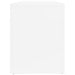 Shoe Cabinet Glossy Look White 100x35x45 Cm Engineered Wood