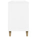 Shoe Cabinet Glossy Look White 102x36x60 Cm Engineered Wood
