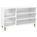 Shoe Cabinet Glossy Look White 102x36x60 Cm Engineered Wood