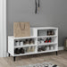 Shoe Cabinet Glossy Look White 102x36x60 Cm Engineered Wood