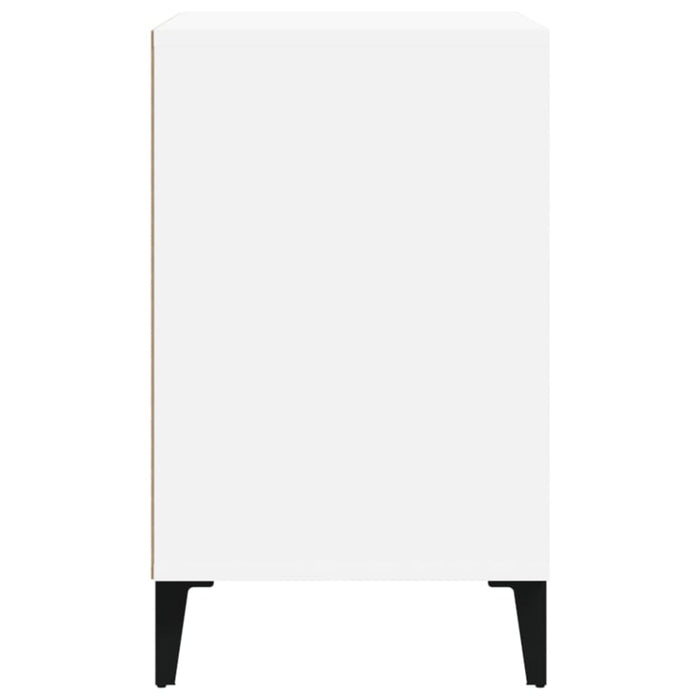 Shoe Cabinet Glossy Look White 102x36x60 Cm Engineered Wood