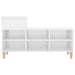 Shoe Cabinet Glossy Look White 102x36x60 Cm Engineered Wood