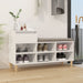 Shoe Cabinet Glossy Look White 102x36x60 Cm Engineered Wood