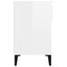 Shoe Cabinet Glossy Look White 102x36x60 Cm Engineered Wood