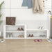 Shoe Cabinet Glossy Look White 150x35x45 Cm Engineered Wood