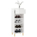 Shoe Cabinet Glossy Look White 40x36x105 Cm Engineered Wood
