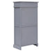 Shoe Cabinet Grey 50x28x98 Cm Paulownia Wood Xnabkb