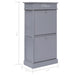 Shoe Cabinet Grey 50x28x98 Cm Paulownia Wood Xnabkb