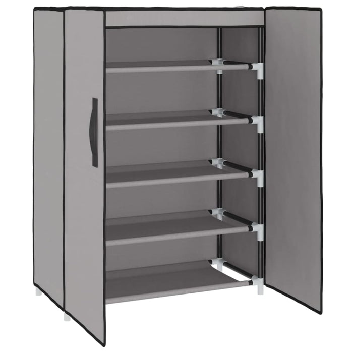 Shoe Cabinet Grey 60x28x90 Cm Fabric Ttixlx