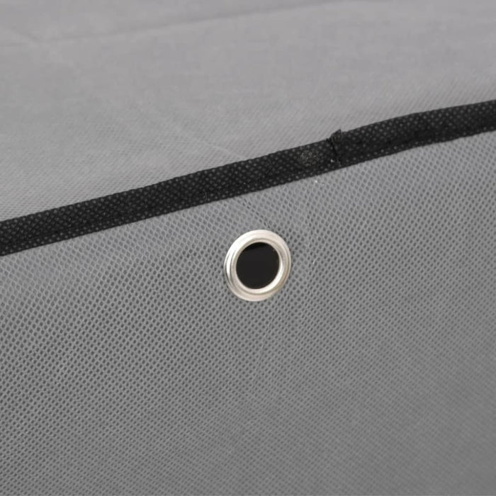 Shoe Cabinet Grey 60x30x166 Cm Fabric Ttixpk