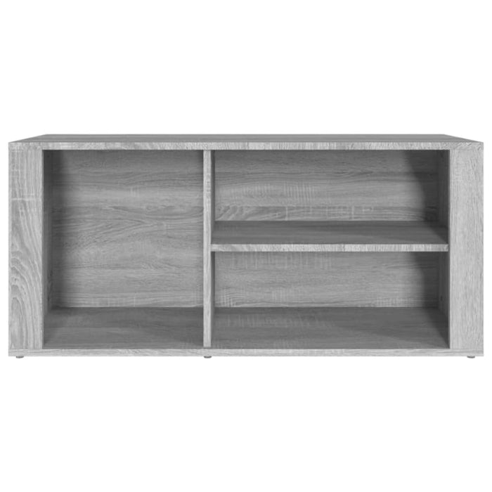 Shoe Cabinet Grey Sonoma 100x35x45 Cm Engineered Wood Nolkxl
