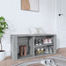 Shoe Cabinet Grey Sonoma 100x35x45 Cm Engineered Wood Nolkxl