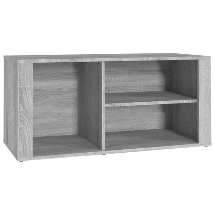Shoe Cabinet Grey Sonoma 100x35x45 Cm Engineered Wood Nolkxl