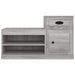 Shoe Cabinet Grey Sonoma 100x42x60 Cm Engineered Wood Nolaxx