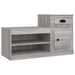 Shoe Cabinet Grey Sonoma 100x42x60 Cm Engineered Wood Nolaxx