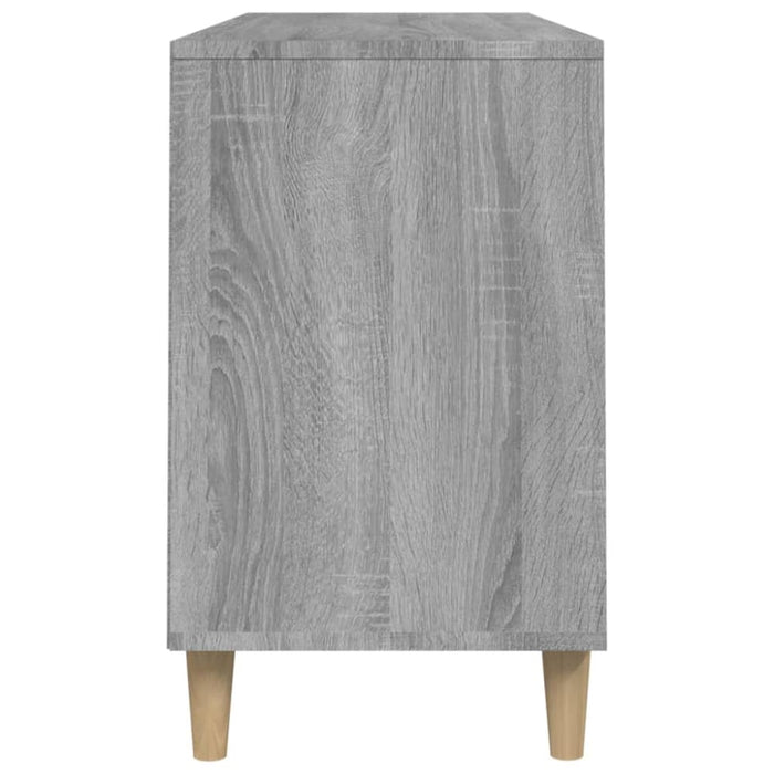 Shoe Cabinet Grey Sonoma 102x36x60 Cm Engineered Wood Nokial