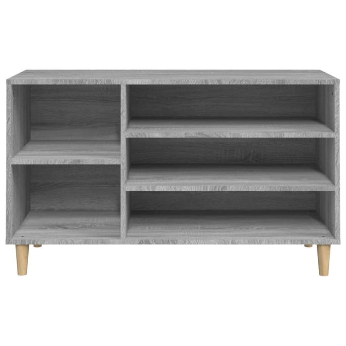 Shoe Cabinet Grey Sonoma 102x36x60 Cm Engineered Wood Nokial