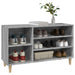 Shoe Cabinet Grey Sonoma 102x36x60 Cm Engineered Wood Nokial