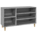 Shoe Cabinet Grey Sonoma 102x36x60 Cm Engineered Wood Nokial