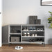Shoe Cabinet Grey Sonoma 102x36x60 Cm Engineered Wood Nokipa