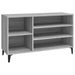 Shoe Cabinet Grey Sonoma 102x36x60 Cm Engineered Wood Nokipa