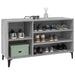 Shoe Cabinet Grey Sonoma 102x36x60 Cm Engineered Wood Nokipa