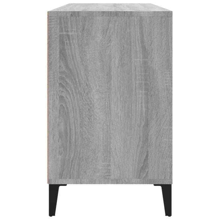 Shoe Cabinet Grey Sonoma 102x36x60 Cm Engineered Wood Nokipa