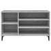 Shoe Cabinet Grey Sonoma 102x36x60 Cm Engineered Wood Nokipa