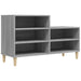 Shoe Cabinet Grey Sonoma 102x36x60 Cm Engineered Wood Nokitb