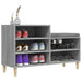 Shoe Cabinet Grey Sonoma 102x36x60 Cm Engineered Wood Nokitb