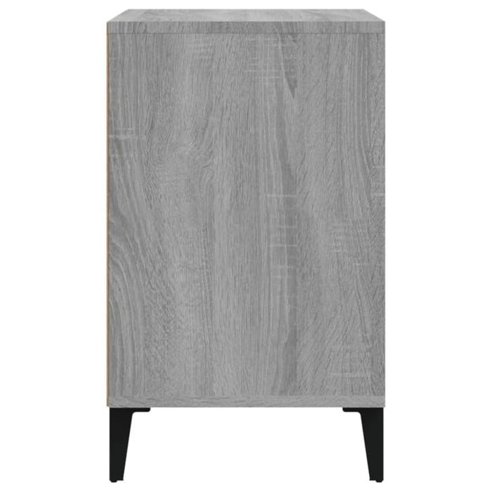 Shoe Cabinet Grey Sonoma 102x36x60 Cm Engineered Wood Nokitn