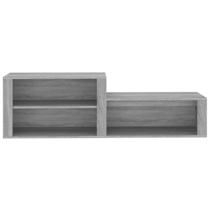 Shoe Cabinet Grey Sonoma 150x35x45 Cm Engineered Wood Nolkon