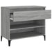 Shoe Cabinet Grey Sonoma 70x36x60 Cm Engineered Wood Nokiib