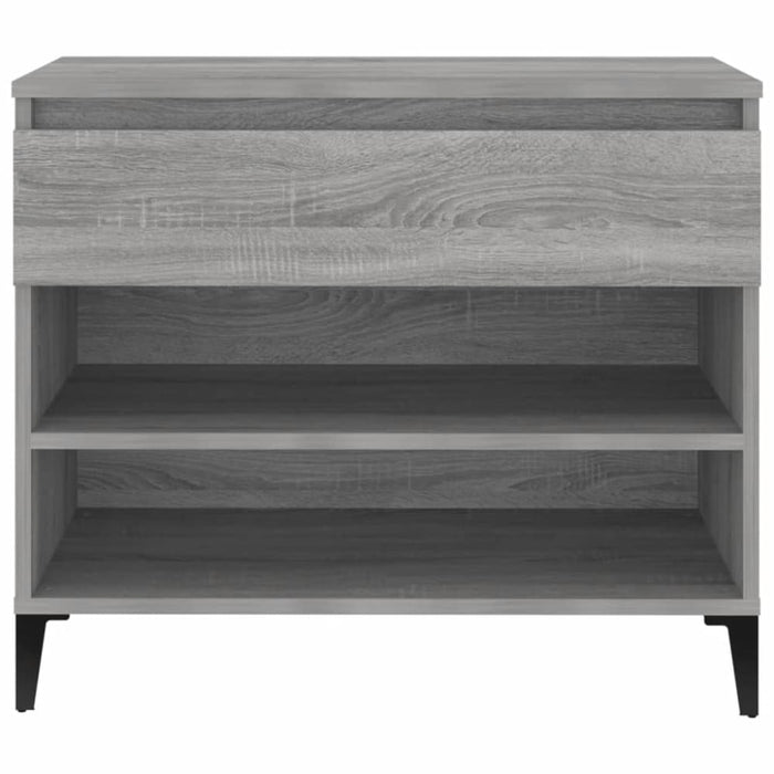 Shoe Cabinet Grey Sonoma 70x36x60 Cm Engineered Wood Nokiib