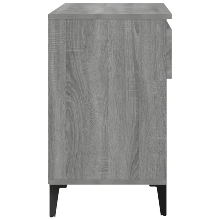 Shoe Cabinet Grey Sonoma 70x36x60 Cm Engineered Wood Nokiib
