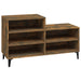 Shoe Cabinet Smoked Oak 102x36x60 Cm Engineered Wood Nokiti