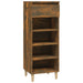 Shoe Cabinet Smoked Oak 40x36x105 Cm Engineered Wood Nokiii