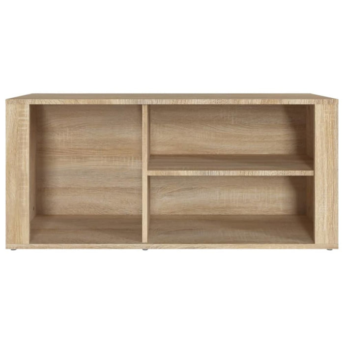 Shoe Cabinet Sonoma Oak 100x35x45 Cm Engineered Wood Nolkxt