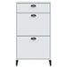 Shoe Cabinet Viken White Solid Wood Pine Tiakxl