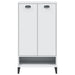 Shoe Cabinet Viken White Solid Wood Pine Tiakxt