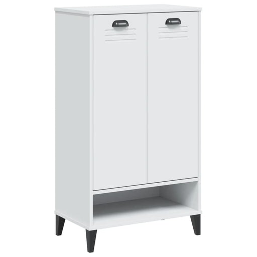 Shoe Cabinet Viken White Solid Wood Pine Tiakxt