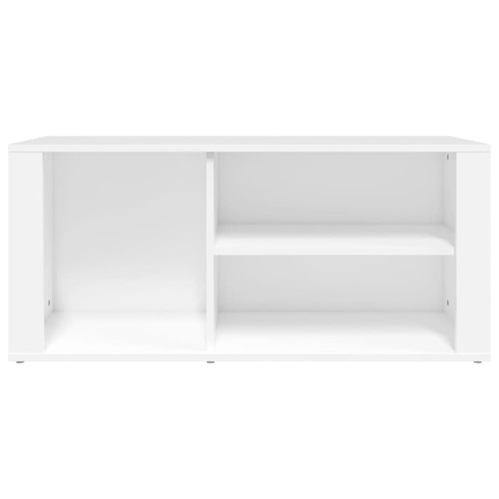 Shoe Cabinet White 100x35x45 Cm Engineered Wood Nolkxb