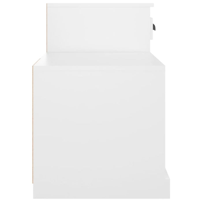 Shoe Cabinet White 100x42x60 Cm Engineered Wood Nolaol