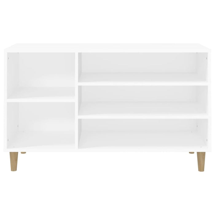 Shoe Cabinet White 102x36x60 Cm Engineered Wood Nokiab