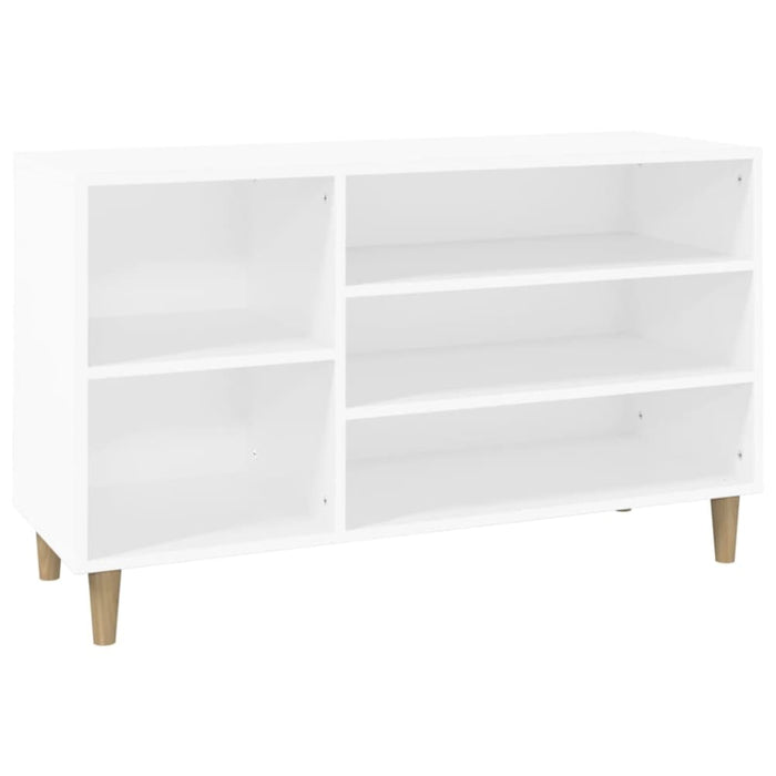Shoe Cabinet White 102x36x60 Cm Engineered Wood Nokiab