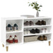 Shoe Cabinet White 102x36x60 Cm Engineered Wood Nokiab
