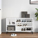 Shoe Cabinet White 102x36x60 Cm Engineered Wood Nokian