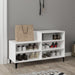 Shoe Cabinet White 102x36x60 Cm Engineered Wood Nokitx