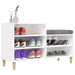 Shoe Cabinet White 102x36x60 Cm Engineered Wood Nokixa
